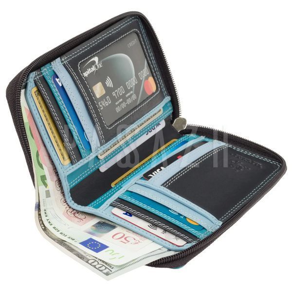 Гаманець жіночий Visconti RB98 Aruba Blue Multi (RB98 BLUE M) RB98 BLUE M фото