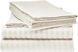 Простыня натяжная Boston Сатин Ivory Beige Stripe 80x190 см (BEISF819) BEISF22 фото 1