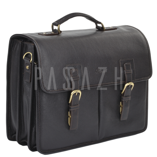 Портфель Ashwood Gareth Briefcase Brown Коричневый (GARETH BRN) GARETH BRN фото