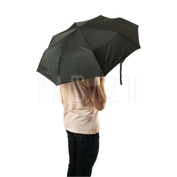 Зонт мужской Fulton Chelsea-2 G818 Black Steel Черный с серым (G818-019214) G818-019214 фото