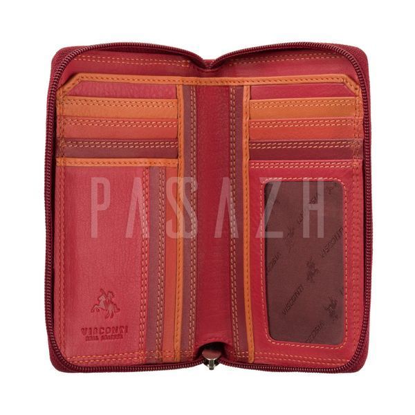Кошелек женский Visconti RB98 Aruba Red Multi (RB98 RED MULTI) RB98 RED MULTI фото