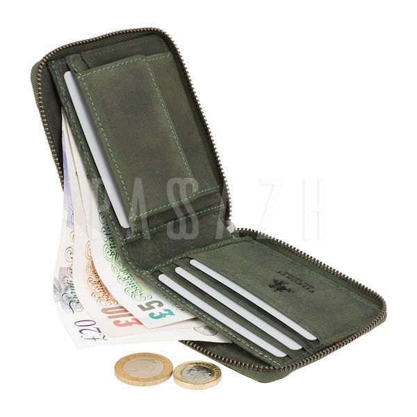 Кошелек мужской Visconti 702 Bullet Oil Green (702 OIL GRN) 702 OIL GRN фото
