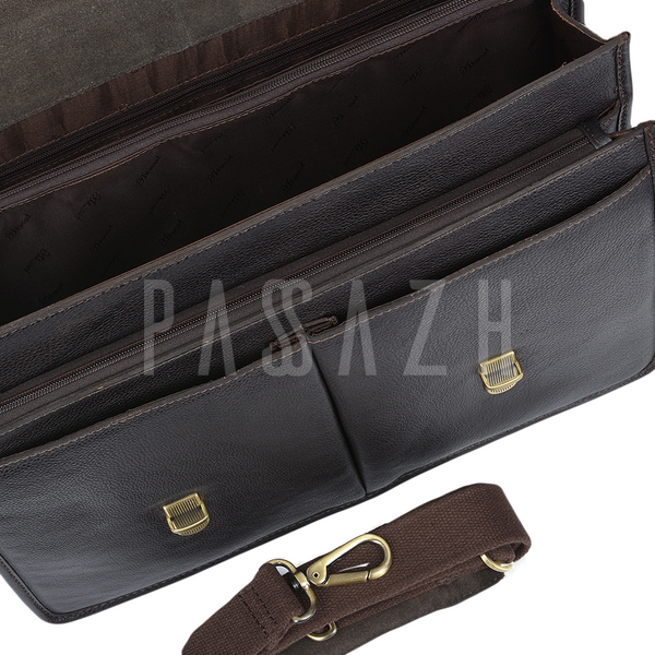 Портфель Ashwood Gareth Briefcase Brown Коричневый (GARETH BRN) GARETH BRN фото