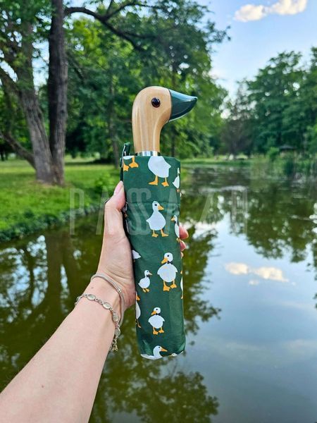 Парасолька жіноча Fulton L926-042434 Curio-2 UV Green Duck Зелена Качка (L926-042434) L926-042434 фото