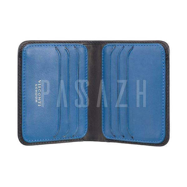 Гаманець чоловічий Visconti VSL34 Lank c RFID Black-Cobalt (VSL34 BK/CB) VSL34 BK/CB фото