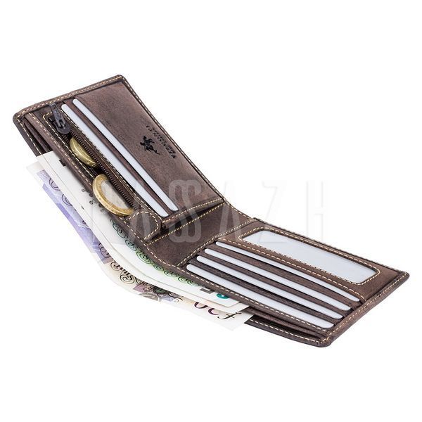 Кошелек мужской Visconti 707 Shield Oil Brown (707 OIL BRN) 707 OIL BRN фото