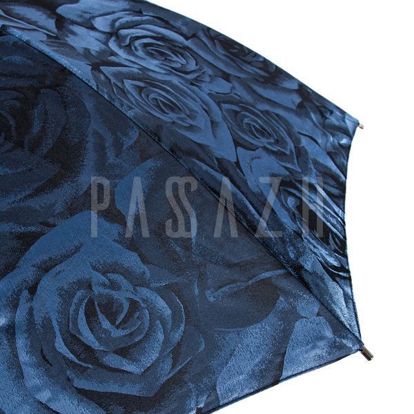 Зонт женский Fulton Diamond L850-040140 Princess - Navy Rose Синие розы (L850-040140) L850-040140 фото