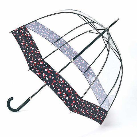 Парасолька жіноча Fulton L866- Birdcage-2 Luxe Love Hearts Любов серця (L866-040027) L866-040027 фото
