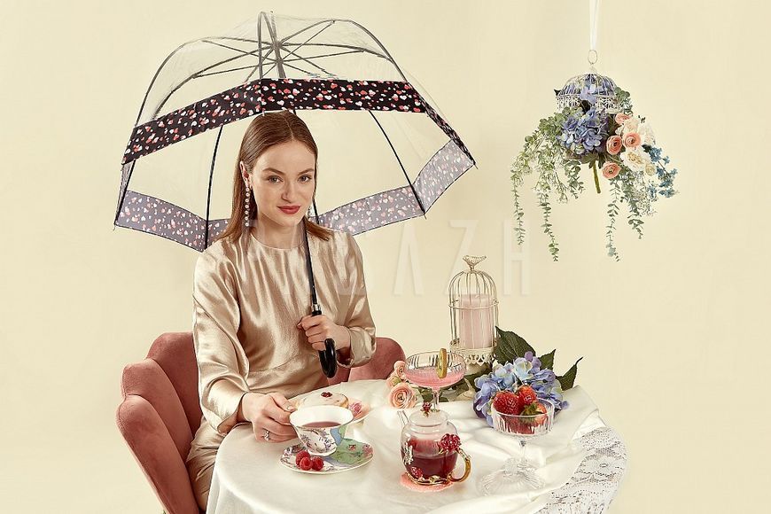 Зонт женский Fulton L866- Birdcage-2 Luxe Love Hearts Любовь сердца (L866-040027) L866-040027 фото