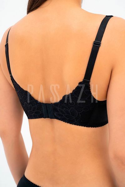 Бюстгальтер с полупоролоновой чашкой Effetto Lingerie NATALI 004 12 02 80D чёрный 106369 фото