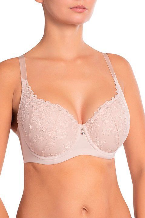 Бюстгальтер с формованной чашкой Spacer Effetto Lingerie ELLEN 001 77 03 80E серебряный пионовый 100976 фото