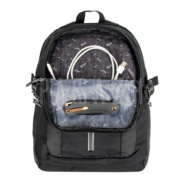 Рюкзак текстильний JCB BP66 Black/Grey (JCBBP 66 BLK/GREY) JCBBP 66 BLK/GREY фото