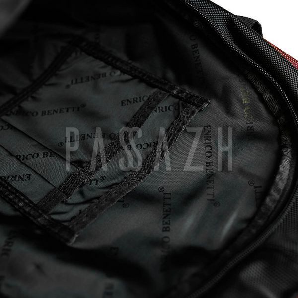 Рюкзак для ноутбука унисекс 34 л Enrico Benetti Barbados Чорний (Eb62013 618) Eb62013 618 фото