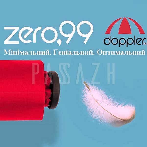 Парасолька складана механічна антивітер Doppler Zero супер легкі 71063DMA Синя 71063DMA фото