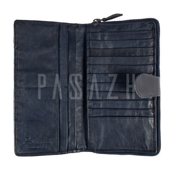 Вінтажний гаманець жіночий Ashwood D84 NAVY (D84 NAVY) D84 NAVY фото