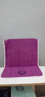 Женское полотенце для сауны махра/велюр Zeron Lila 50х90 (17885)