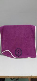 Женское полотенце для сауны махра/велюр Zeron Lila 50х90 (17885)