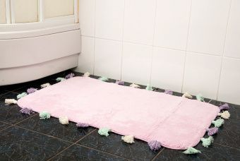 Коврик для ванной комнаты Irya Lucca pembe 60х90
