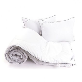 Одеяло и 2 подушки Руно Bubbles 200х220/50х70 белое (2000009620733)