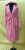 Халат махровый женский длинный c капюшоном Zeron Welsoft M пудровый (18401)