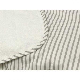 Одеяло хлопковое махровое Руно Grey 140х205 серое (2000009614695)