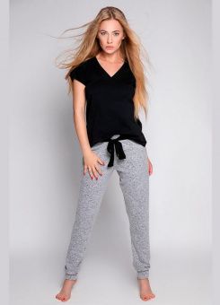 Комплект домашний женский футболка с брюками Sensis Sophie grey серый