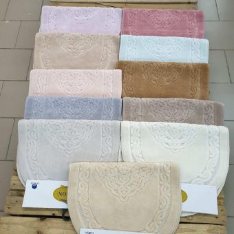 Набор ковриков Zeron Cotton Mat 50х60 и 60х100 минтоловый (18439)