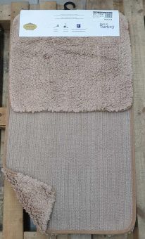 Набор ковриков Zeron Tafting Mat 50х60 и 60х100 коричневый (16756)
