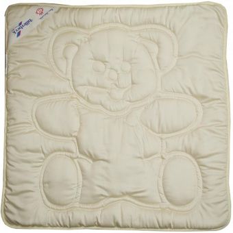 Шерстяное одеяло Billerbeck Teddy 80х80 детское облегчённое