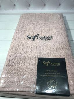 Полотенце для ног Soft Cotton Loft 50х90 пудра