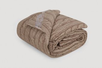 Одеяло из овечьей шерсти Iglen во фланели (51F)