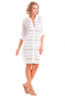 Платье-рубашка Iconique IC20-017 bianco