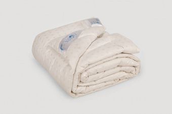 Одеяло детское пуховое стеганое Iglen 70% пуха 110х140 (1101402с)